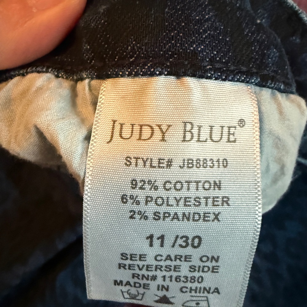 Judy Blue Women's Leopard Print Jeans - sz 11/30 - Picture 5 of 5